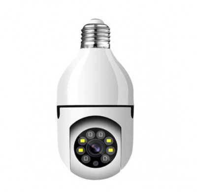 Camera IP, WI-FI, HD, Smart-Bulb, tip bec cu Senzor de Miscare si Aplicatie Telefon foto