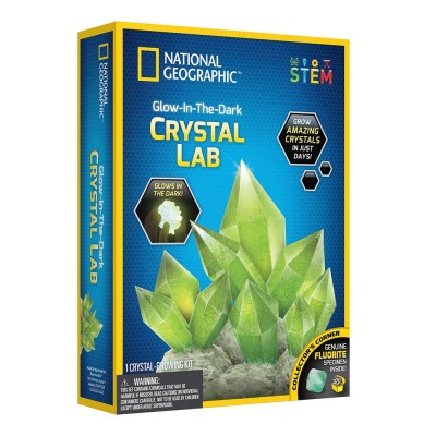 National Geographic - Kit Creativ Laborator De Crestere Cristale Verzi foto