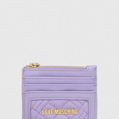 Love Moschino portofel femei, culoarea violet