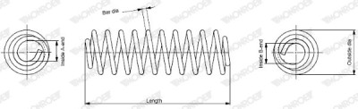 MONROE SE3290 MONROE SPRINGS Arc spiral foto