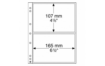 NUMIS 2C PVC file de rezerva pentru banknote - 10 buc. packet foto