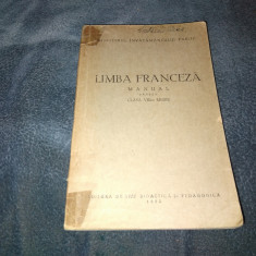 MANUAL LIMBA FRANCEZA PENTRU CLASA A VIII A MEDIE 1953