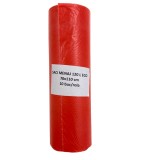 Saci Menajeri 120L, Rosii, rola 10 buc