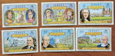 JERSEY-1982-&amp;#039;&amp;#039;Legaturi ce Franta&amp;#039;&amp;#039; -set complet- 6v.-MNH=Nestamp. foto