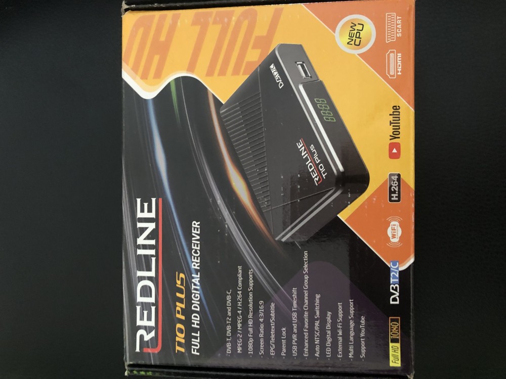 Reciver Redline T10 Plus T2/C HD Terestru si Cablu arhiva