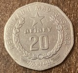 C50 - Moneda foarte veche - Madagascar - 20 ariary - 1994 - FAO