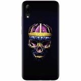 Husa silicon pentru Huawei P Smart 2019, Colorfull Skull