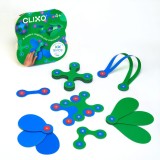 Set de construit cu magnet Clixo Itsy pack Blue-Green 18, Clics toys