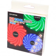 Ventilator pentru carcasa Floston ICE 15 RGB LED foto
