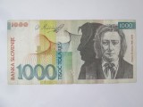 Slovenia 1000 Tolarjev 1993 in stare buna