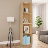 VidaXL Bibliotecă/Dulap TV, stejar sonoma, 36x30x143 cm lemn prelucrat