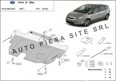 Scut metalic motor Ford S-Max 1.8 TDCI / 2.0 TDCI / 2.2 TDCI fabricat incepand cu 2006 APS-30,055 foto