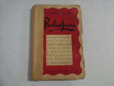 RELIEFURI - I. C. POPESCU-POLYCLET foto