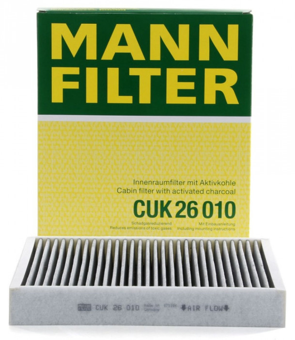 Filtru Polen Carbon Activ Mann Filter Skoda Fabia 3 2014&rarr; CUK26010