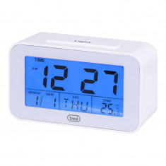 Ceas desteptator Trevi, 2 x AAA, 9 alarme diferite, ecran LCD, termometru, calendar foto