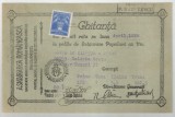Romania, Asigurarea Romaneasca, Chitanta (IV), Bucuresti, 1938
