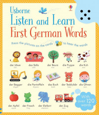 Listen and Learn German Words - Carte Usborne (2+) foto