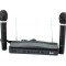 Set 2 microfoane wireless semiprofesionale K&amp;K AT-306