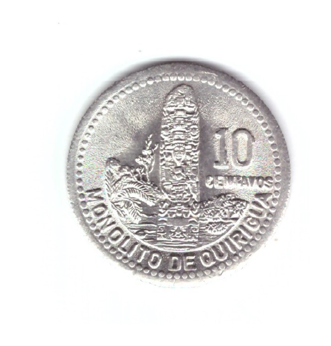 Moneda Guatemala 10 centavos 1994, stare foarte buna, curata