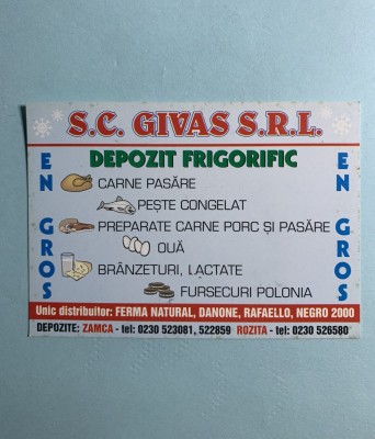 Calendar 2003 Givas Suceava foto