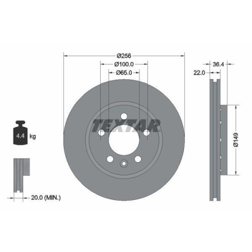 Set disc frana Audi A3 (8l1) 09.96-09.06, Tt (8n3) 10.98-12.06 ; Seat Leon (1m1) 11.99-06.06, Toledo 2 (1m2) 10.98-05.06; Skoda Octavia I (1u2) 09.96