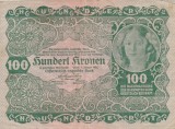 AUSTRIA 100 kronen 1922 VF+!!!