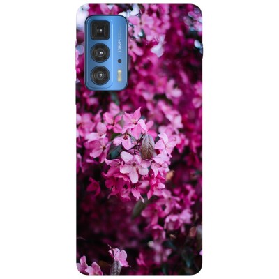 Husa compatibila cu Motorola G51 model Magenta flower, Silicon, TPU, Viceversa foto