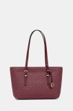 MICHAEL Michael Kors geantă QUINN culoarea bordo, 30T5GQNT2V
