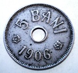 7.553 ROMANIA 5 BANI 1906 J