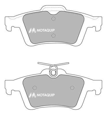 MOTAQUIP LVXL1720 set placute frana,frana disc foto