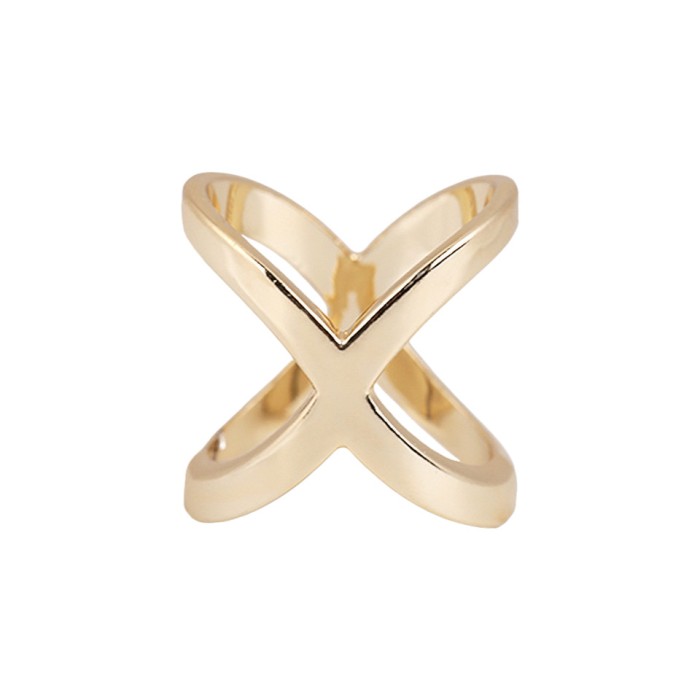 Inel decorativ pentru esarfa Crisalida, 1.8 cm - Auriu