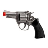 Pistol cu capse, Revolver, 14 cm, Metal, ATU-086997, Plastic, Oem