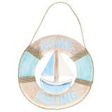Decoratiune maritima Life Saver &amp;#8222;Gone Sailing&amp;#8221;, M