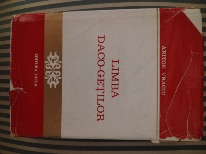 Ariton Vraciu Limba daco getilor, editie princeps