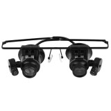 Cumpara ieftin Ochelari cu Lupa 20X WZ729 cu LED Banda, Bijuterie, Ceasornicarie, Electronica