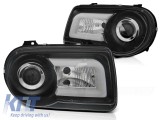 Set de faruri de tuning cu lumini LED potrivit pentru Chrysler 300C 2005-2010 sedan/combinate, stanga si dreapta Performance AutoTuning