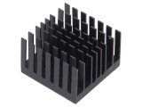 Radiator Extrudat cu Aripioare BGA Negru 31x31mm