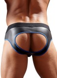 Chiloti Barbati JockStrap Negru - Albastru, M