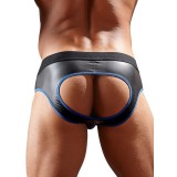 Chiloti Barbati JockStrap Negru - Albastru