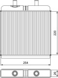 Radiator incalzire habitaclu Iveco Daily III, Daily III Sasiu, Daily IV, Daily IV Sasiu Motor ., 2.8 CNG, 29 L 10 (ALJAV1A1, ALJA41AA, ALJA41A1,
