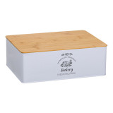 Cutie pentru paine Fresh Bread, 30 x 22 x 10.5 cm, capac bambus, General