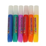 Set 6 markere colorate 3d cu efect de popcorn