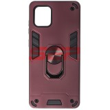 Husa Armor Ring Samsung Galaxy Note 10 Lite, TPU+PC, Wine
