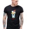 Tricou barbati negru - DAFUQ - M