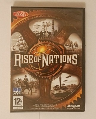 Joc PC - Rise of Nations+ expansiune (CD + manual) foto
