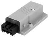 Conector Dreptunghiular Mamă 3-PIN Cositorit IP54