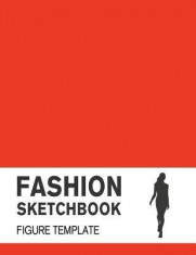 Fashion Sketchbook with Figure Template: Fashion Sketchpad with Lightly Drawn Large Croquis for Fashion Designers foto