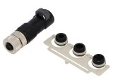 Mufă M12 5-PIN Mamă pe Cablu IP67