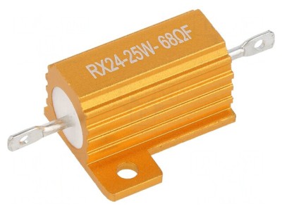 Rezistor Bobinat 68&amp;Omega; 25W &amp;plusmn;1% 50ppm/&amp;deg;C foto