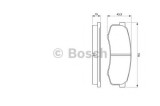 Set placute frana,frana disc MITSUBISHI PAJERO IV (V8_W, V9_W) (2006 - 2016) BOSCH 0 986 424 313